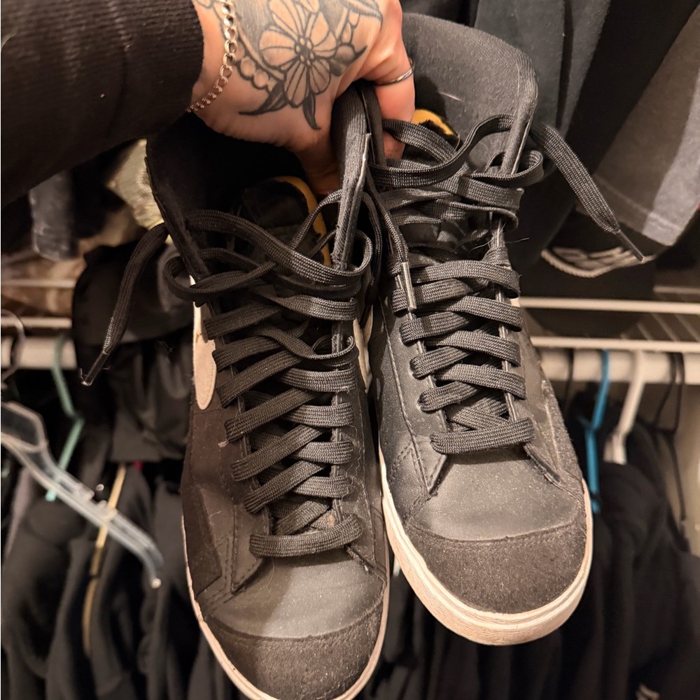 Nike Black and White Men's Sneakers